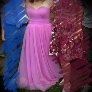 Lavender bridesmaid dress